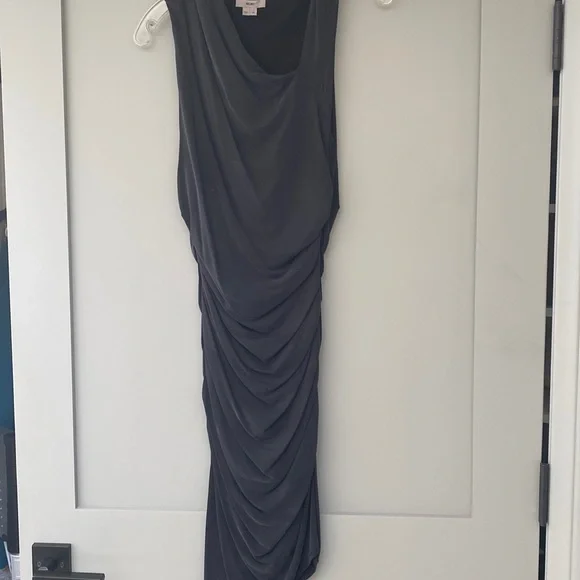 Helmut Lang | Dresses | Helmut Lang Grey Slinky Dress | Poshmark